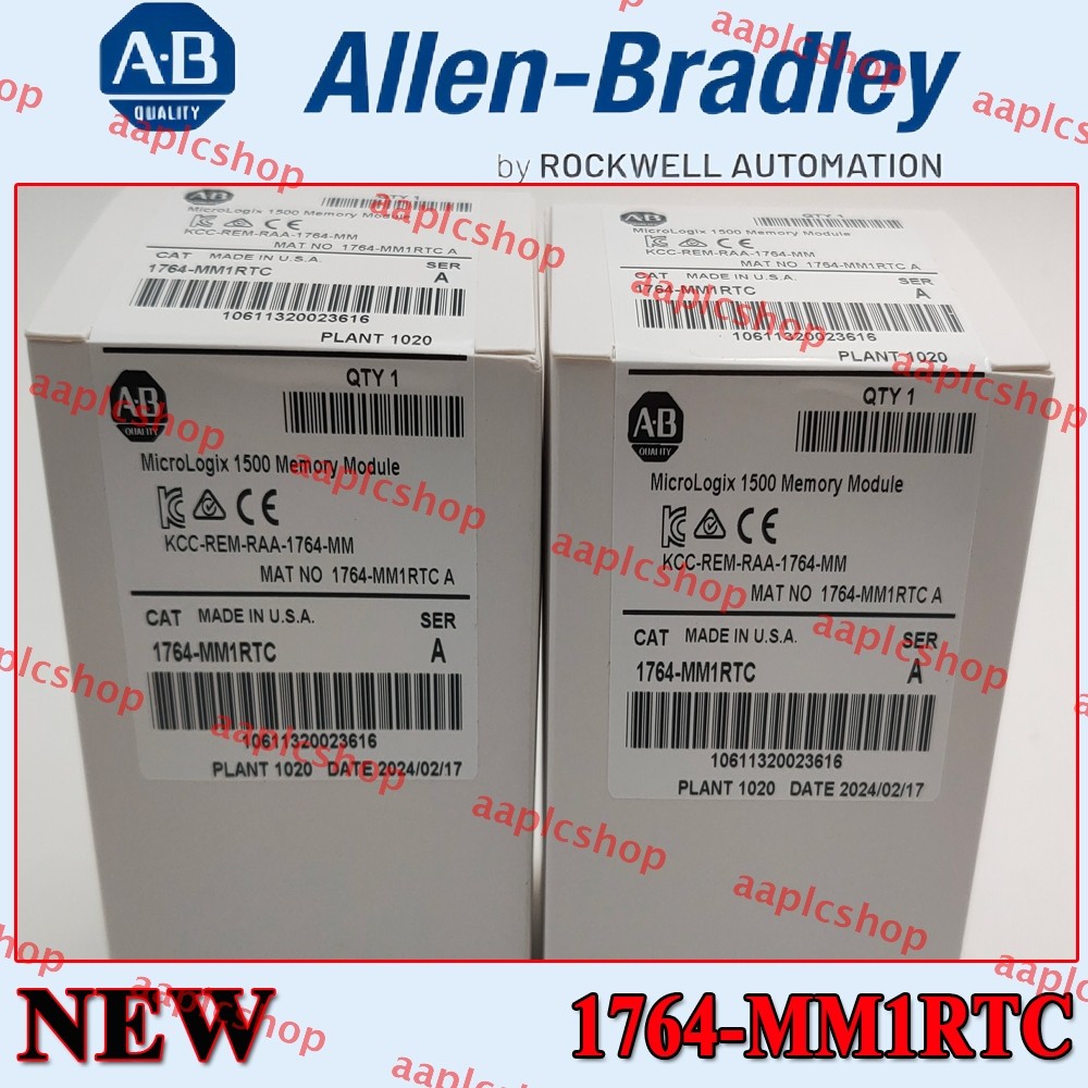 NEW PLC 1764-MM1RTC MicroLogix 1500 Memory for 1764-LRP or 1764-LSP CPU