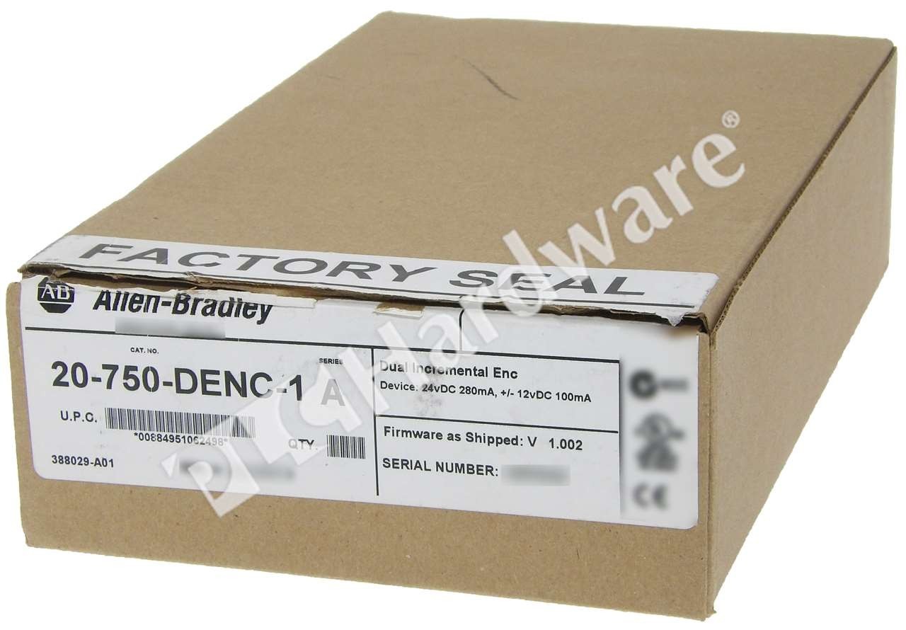 Surplus Open Allen Bradley 20-750-DENC-1 Ser A PowerFlex 750 Dual Encoder Module