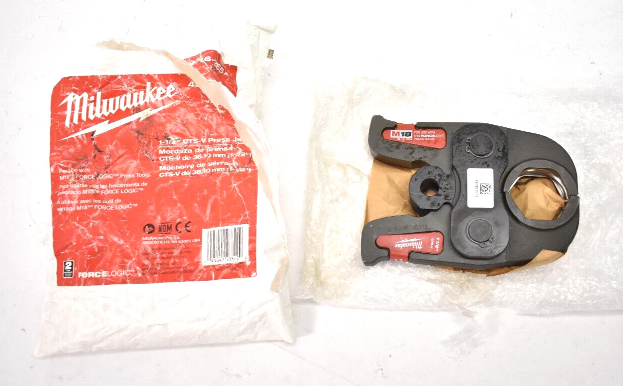Milwaukee Tool 49-16-2654 M18 1-1/2" Jaw Capacity Force Logic CTS-V Press Jaw