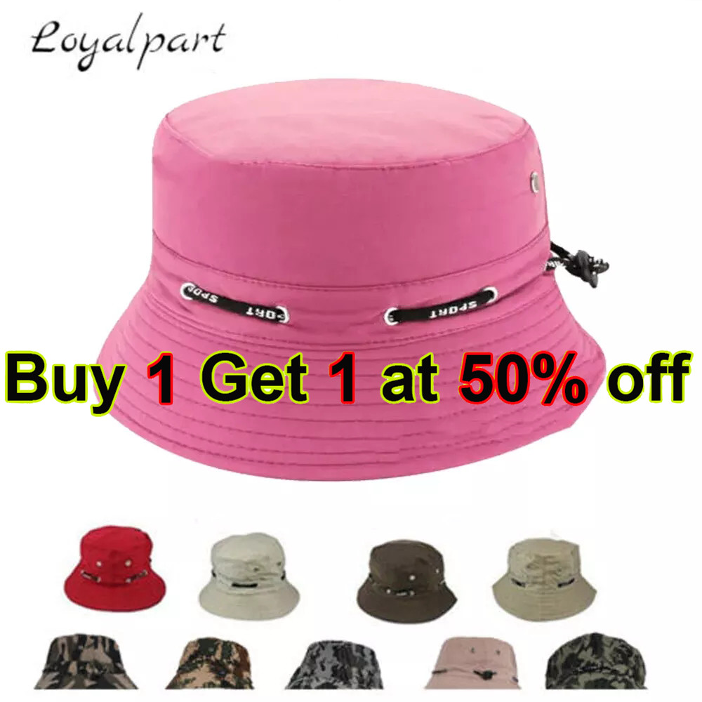 Fisherman Hat Outdoor Fashion Cap Sun Summer Unisex Fishing Camping Bucket Hat