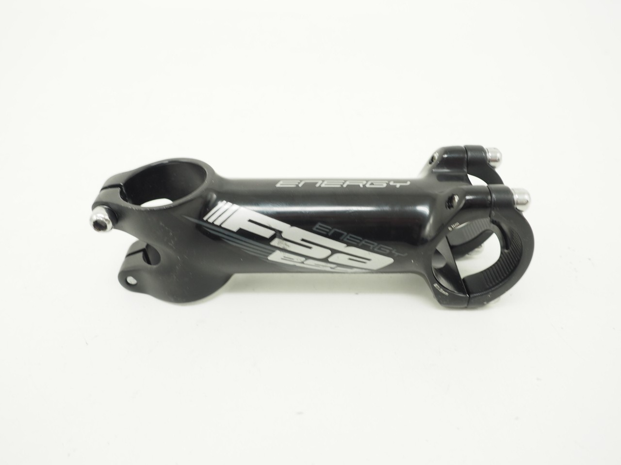FSA Energy Road Bicycle Stem 100mm x 31.8mm x +/-6° x 1-1/8" Black / Silver *NOS