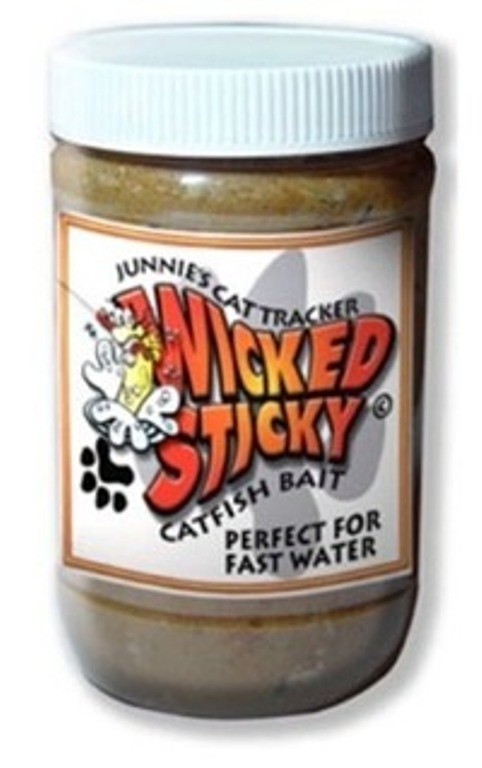 JUNNIES WICKED STICKY CATFISH BAIT, 15OZ JAR, ORIGINAL FORMULA