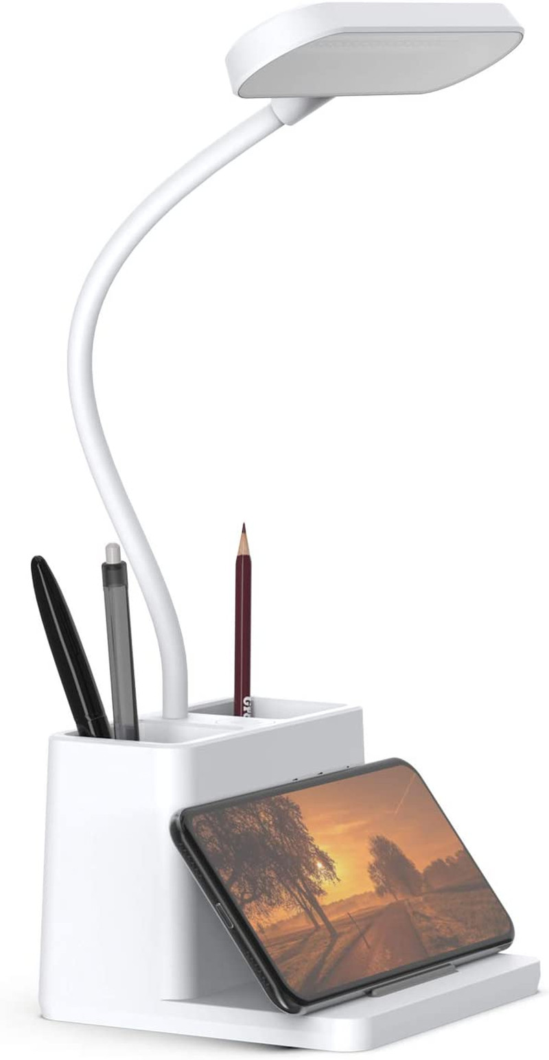 AXX Rechargeable Small Desk Lamp for Home Office Bedroom, Study Table Light for