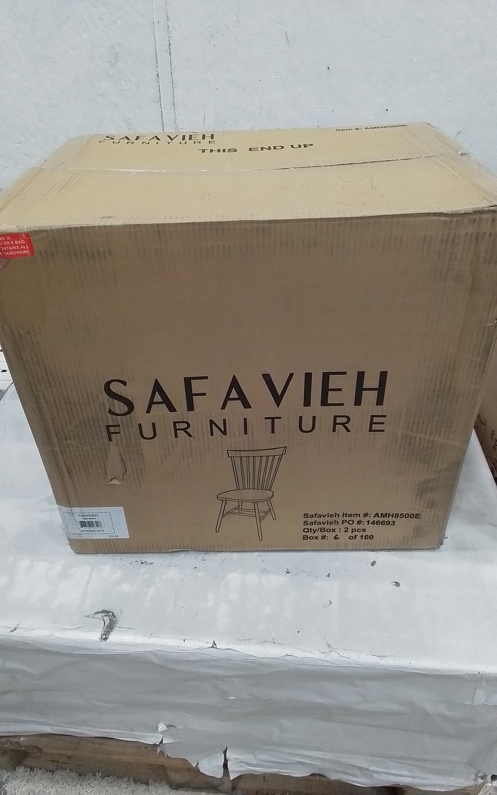 Safavieh PARKER SPINDEL SIDE CHAIR, Reduced Price 2172771698 AMH8500E