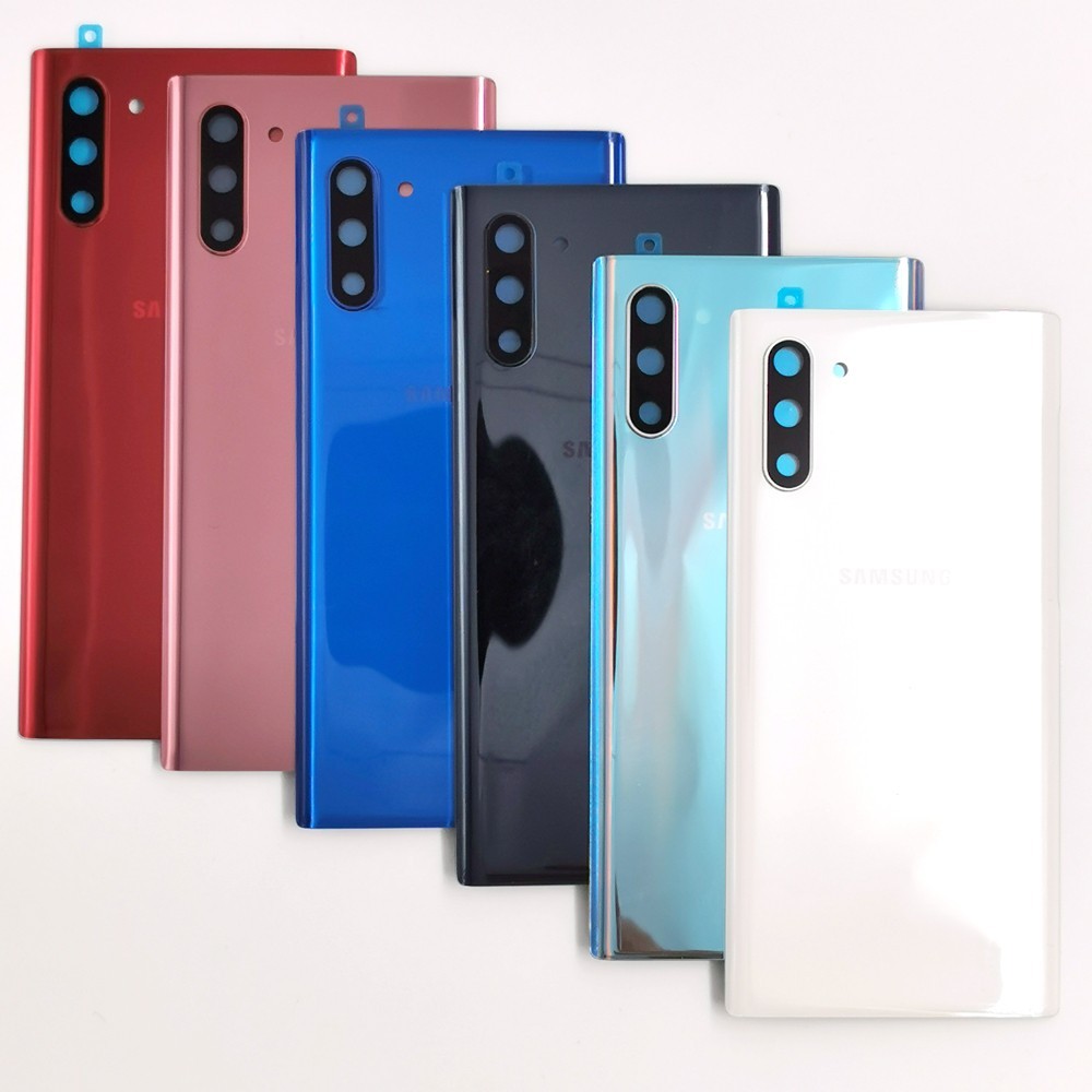 Battery Glass Cover With Camera Lens replacement For Samsung Note 10 Note 20