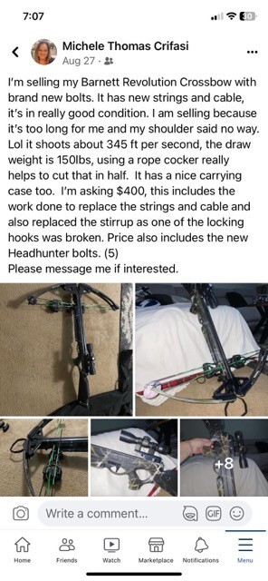 BARNETT Revolution AVI crossbow