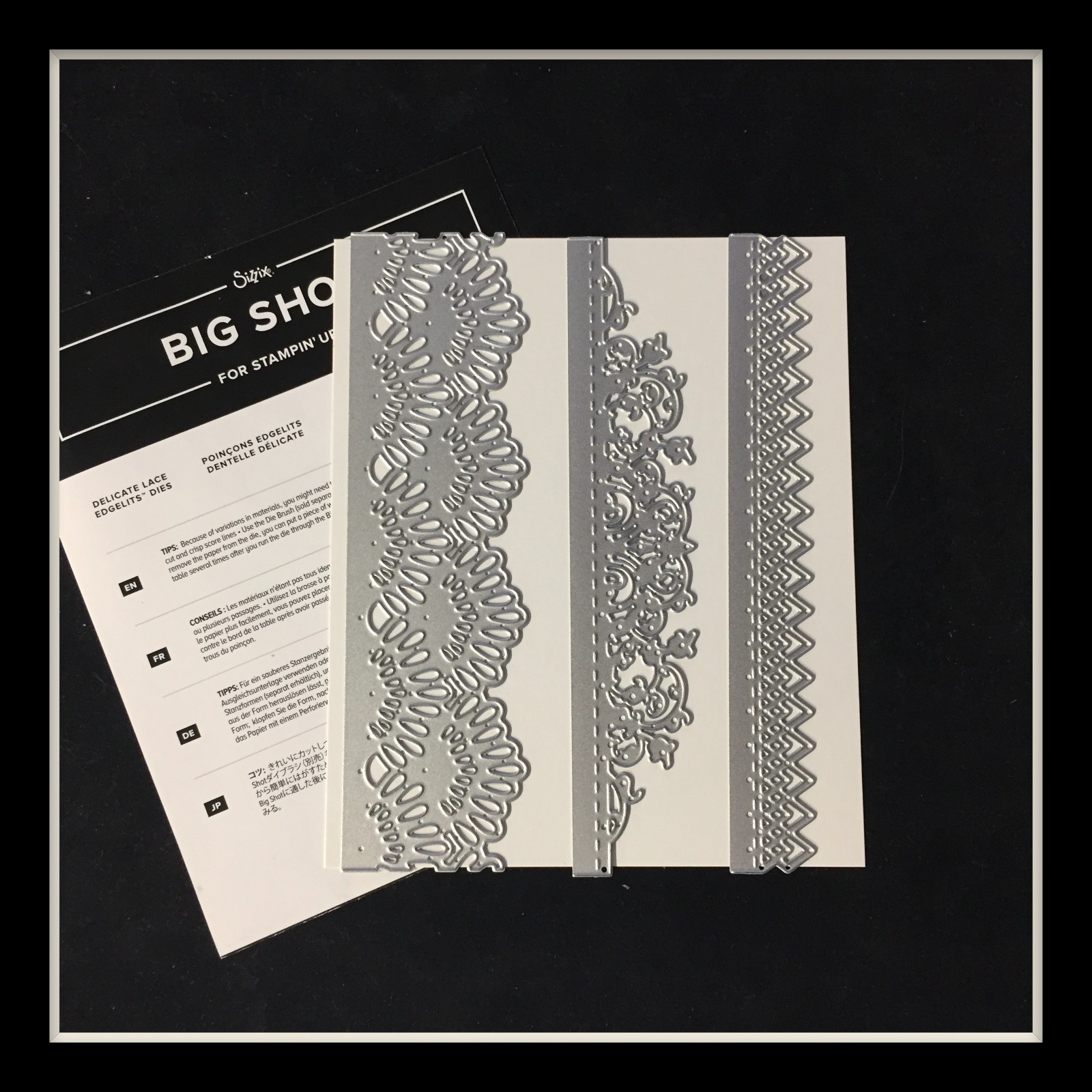 Stampin' Up! DELICATE LACE EDGELITS  DIES  ***NEW*** #18