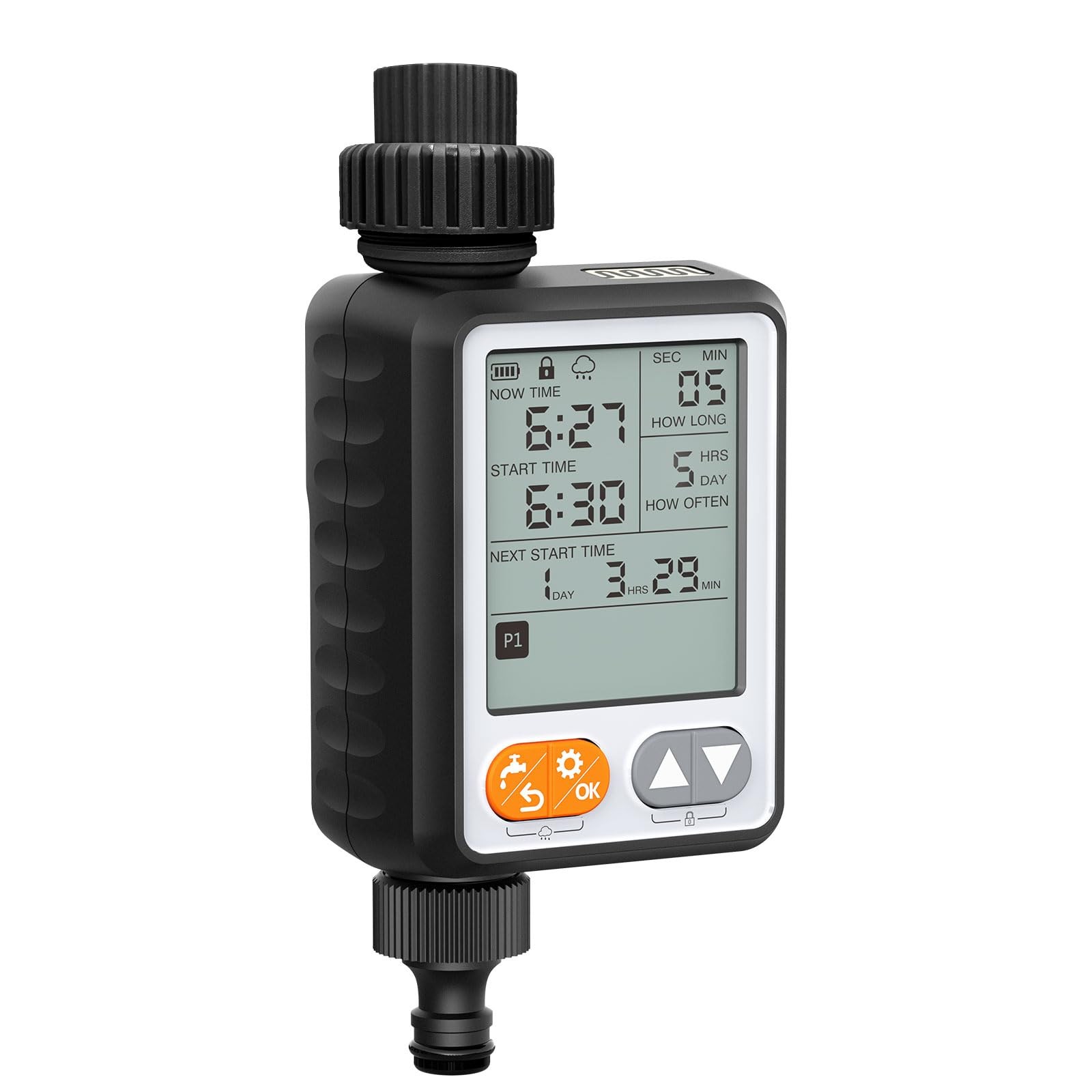 Water Timer For Garden Hose, 10 Programmable Sprinkler Timer With Rain Delay