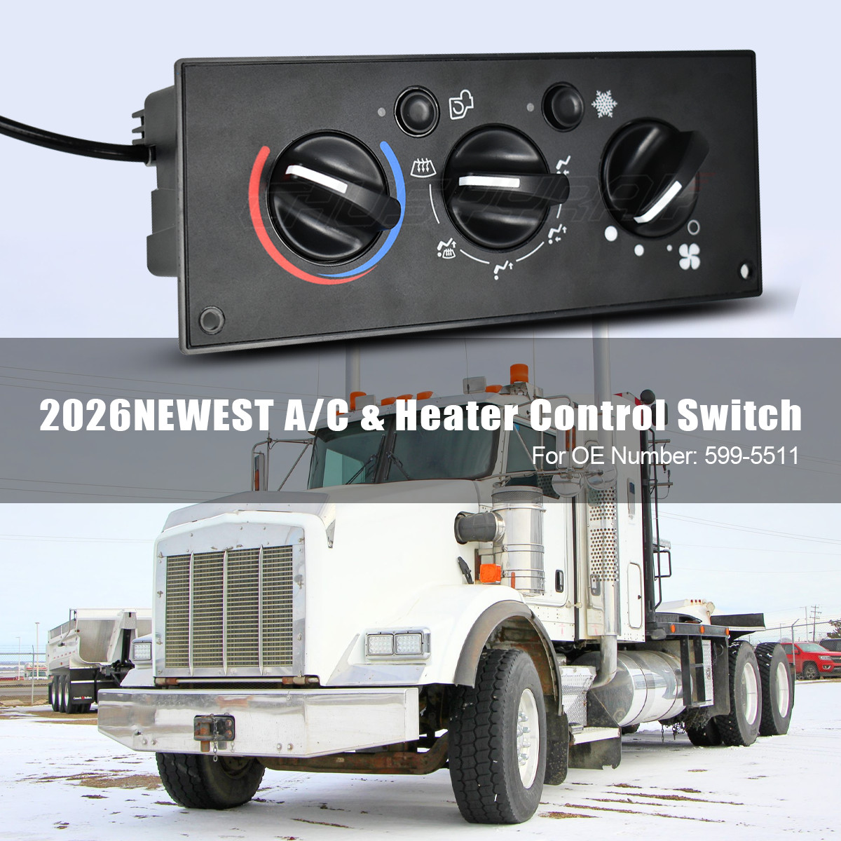 For 02-2006 Kenworth W900 T800 T600A Heavy Duty Climate Control Module 599-5511