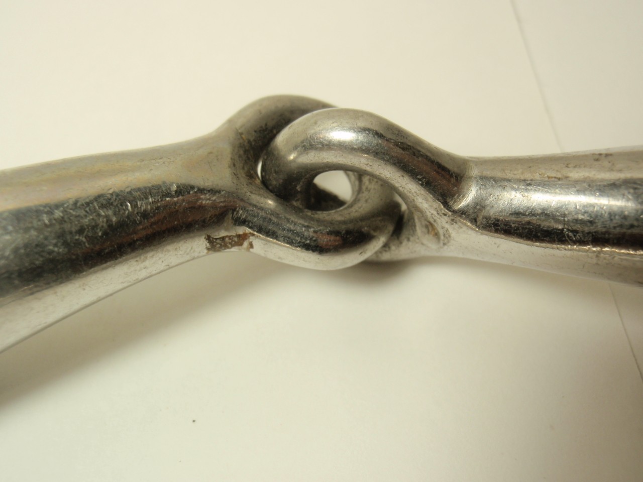 Lot 3 Equine Loose Single Joint Snaffle Ring Bit *USED*