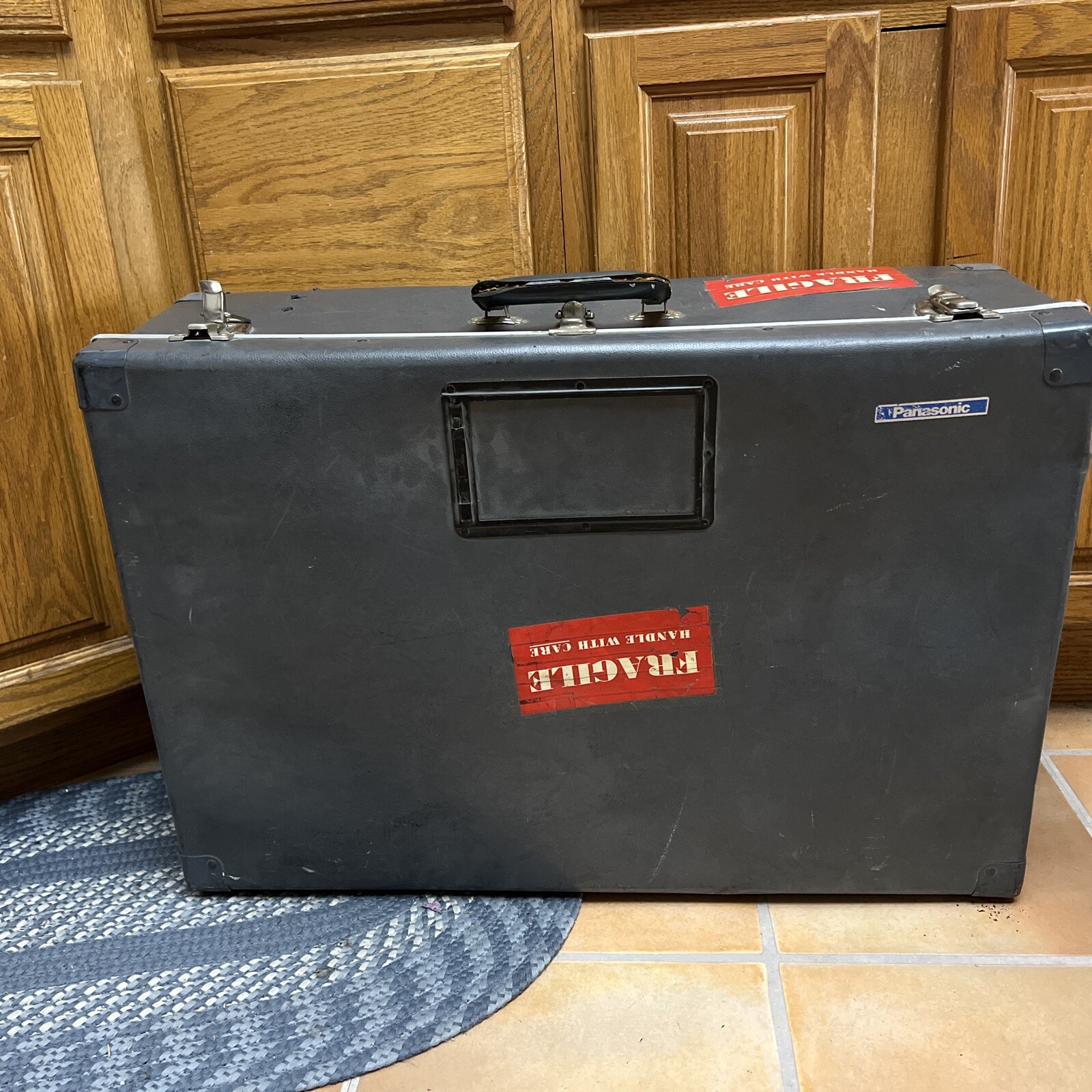 Panasonic Large Professional Vintage Travel Hard Case Equipment 27x19x9.5”