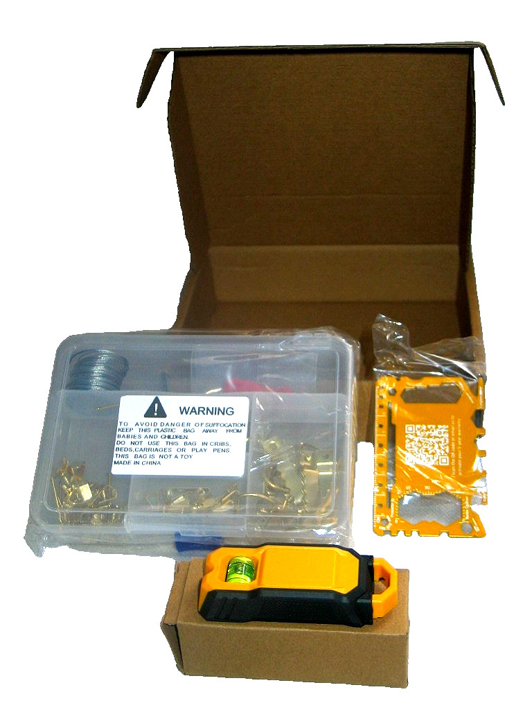 NEW Magnetic Stud Finder + All-In-One Picture Hanging Kit