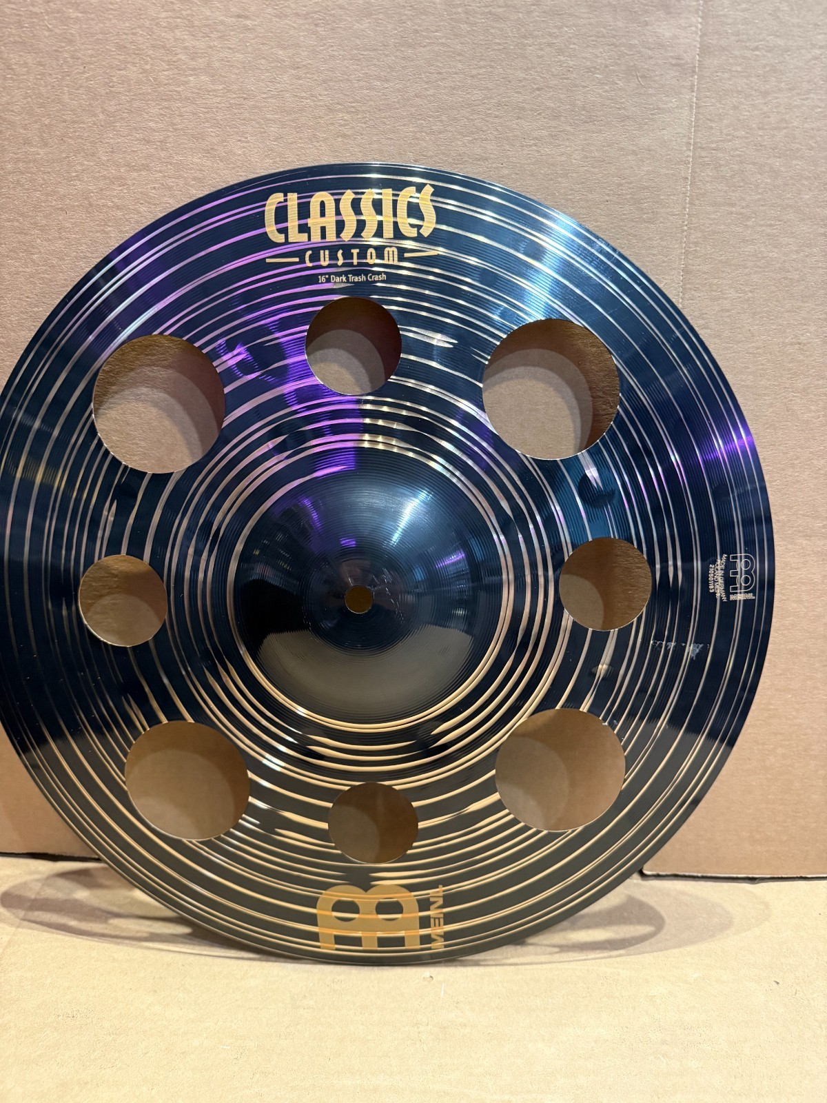 MEINL Classics Custom 16" Dark Trash Crash – Made in Germany – Used