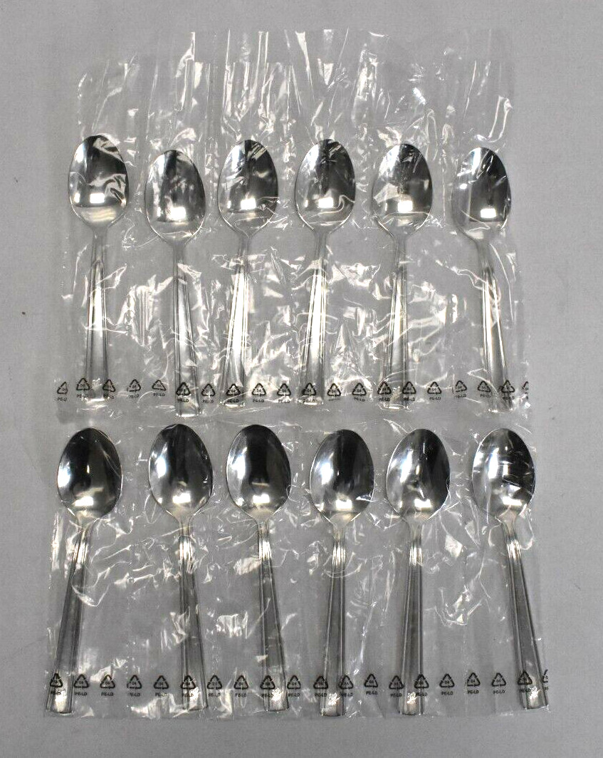 12pc Set Mepra Black Sea Shell Flatware Venere Oro Nero Tea Spoons Gift Holidays