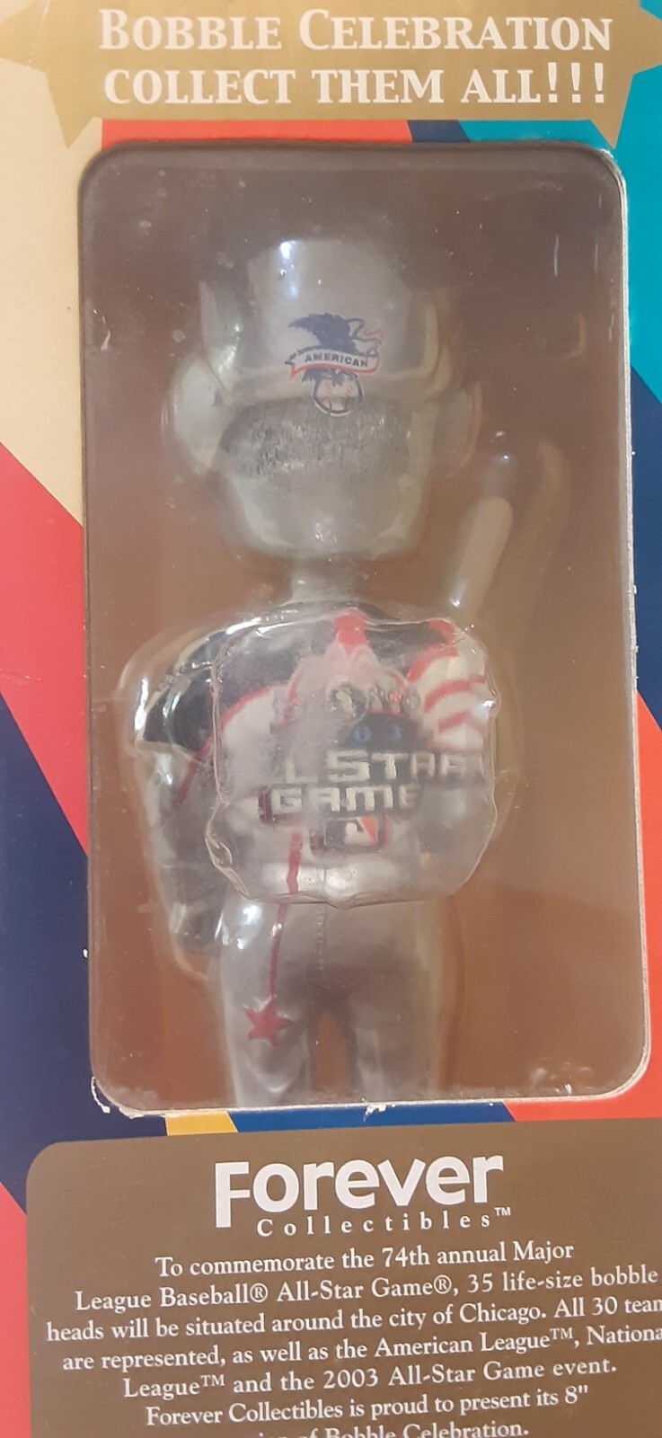 Vintage American League All Star Game 2003 *Rare* Bobblehead (Forever...