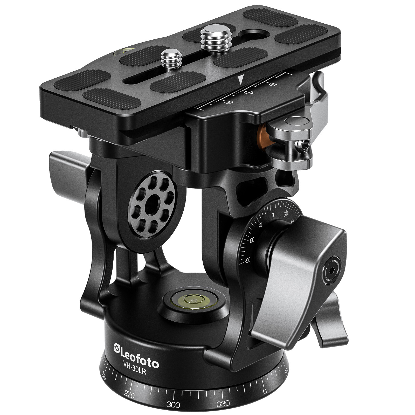 [Leofoto USA] Leofoto VH-30LR 2Way Monopod Head for Long Lens | Arca Lever Clamp