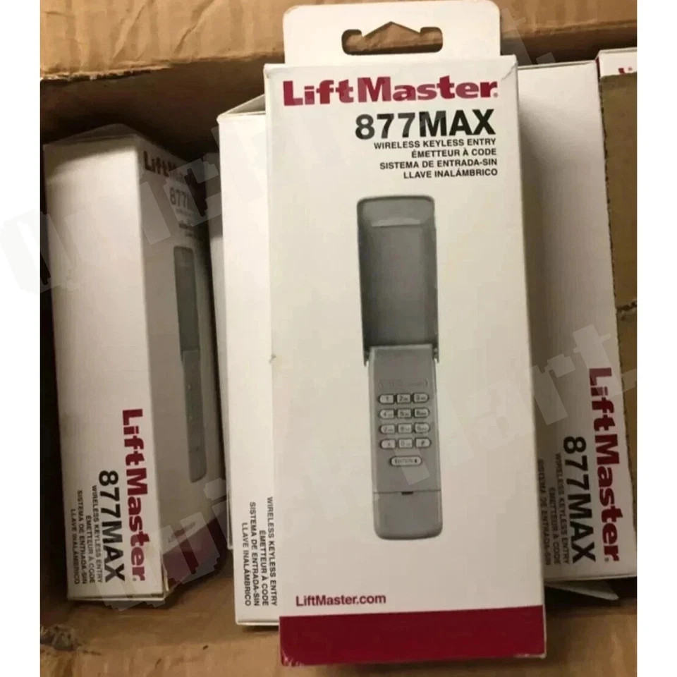 Liftmaster 877MAX Universal Keyless Wireless Entry Keypad - FREE SHIPPING