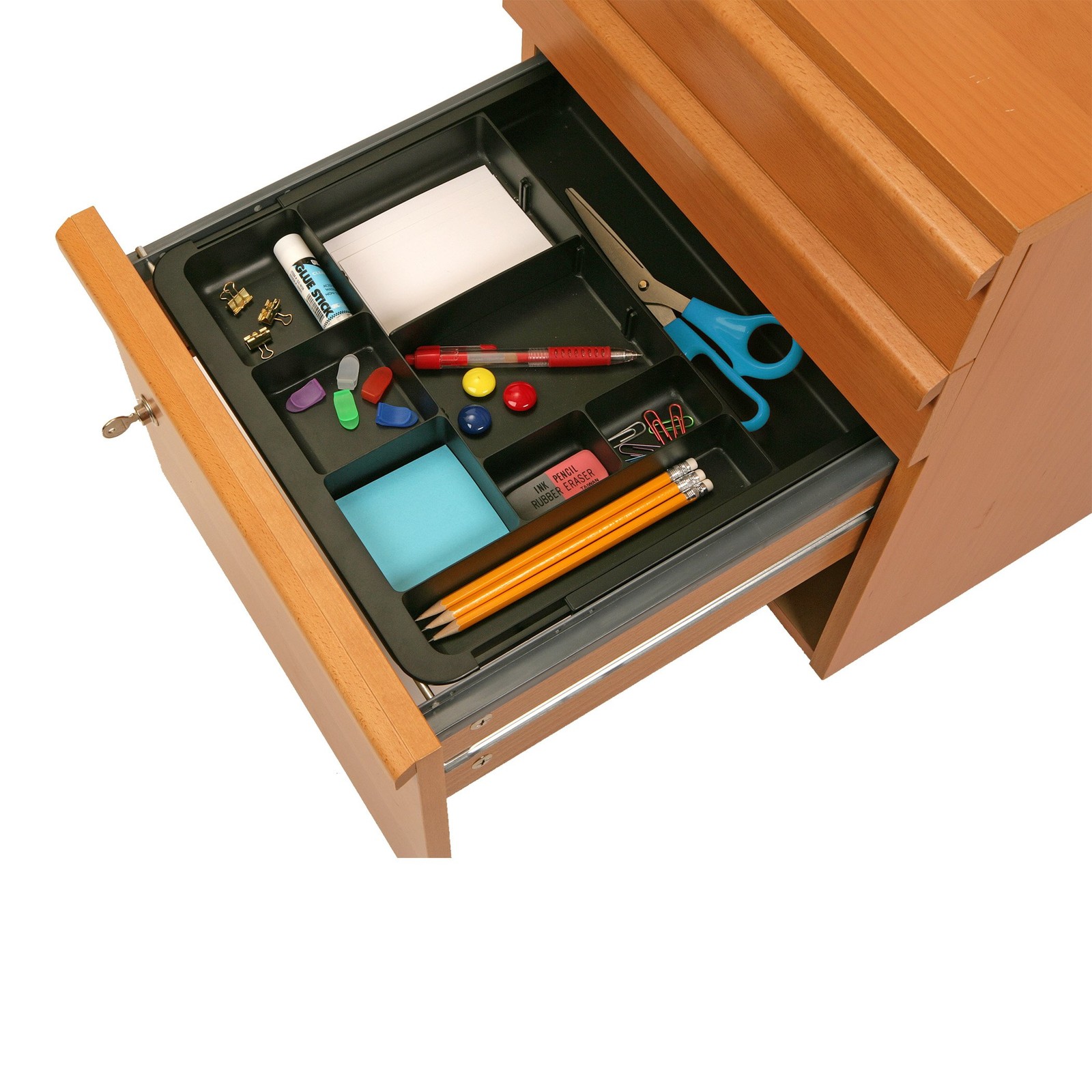 Expandable Drawer Organizer Tray, Adjustable 10.3"–16" Width, Customizable Co...