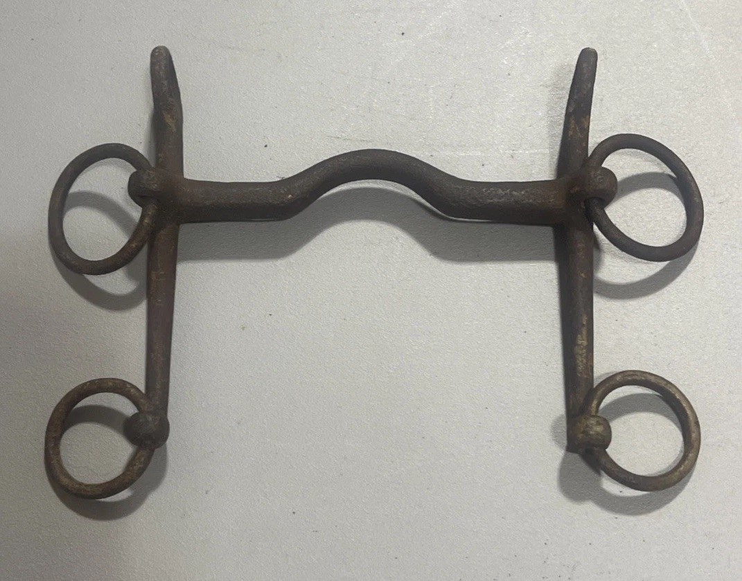 Weymouth Bit 4 Ring 5in Iron Horse Decor Western