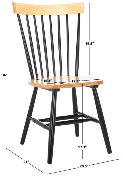 Safavieh PARKER SPINDEL SIDE CHAIR, Reduced Price 2172763625 AMH8500N-SET2
