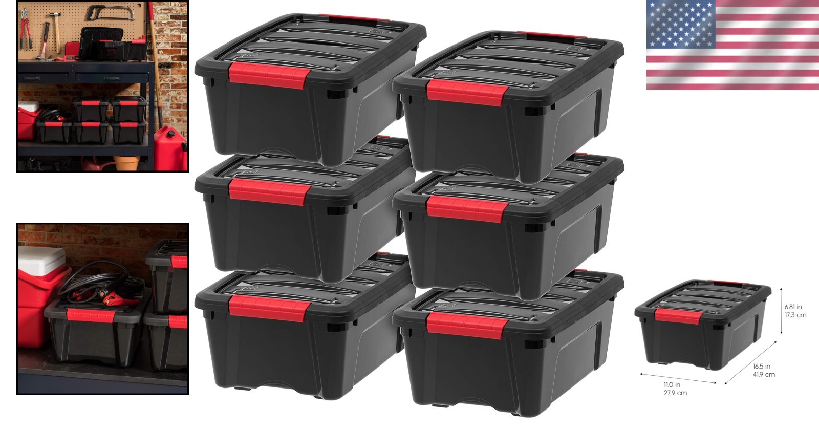 Multipurpose Garage Storage Solution - 6 Pack