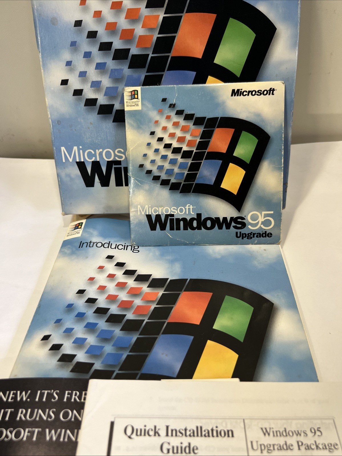 Microsoft Windows 95 Upgrade CD ROM Preowned With Original Box