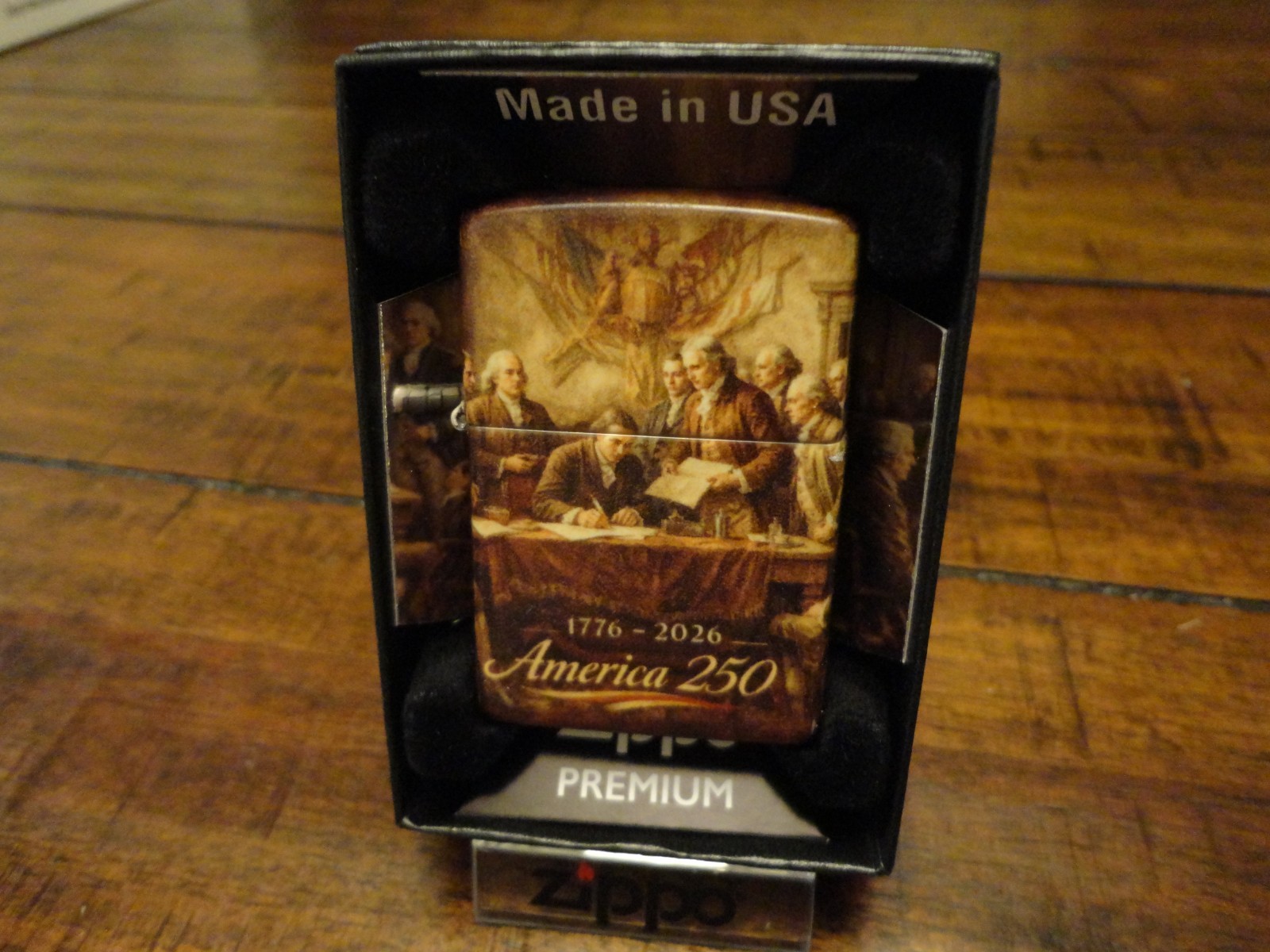 USA 250 SIGNING DECLARATION OF INDEPENDENCE 1776 2026 AMERICA 540 ZIPPO LIGHTER