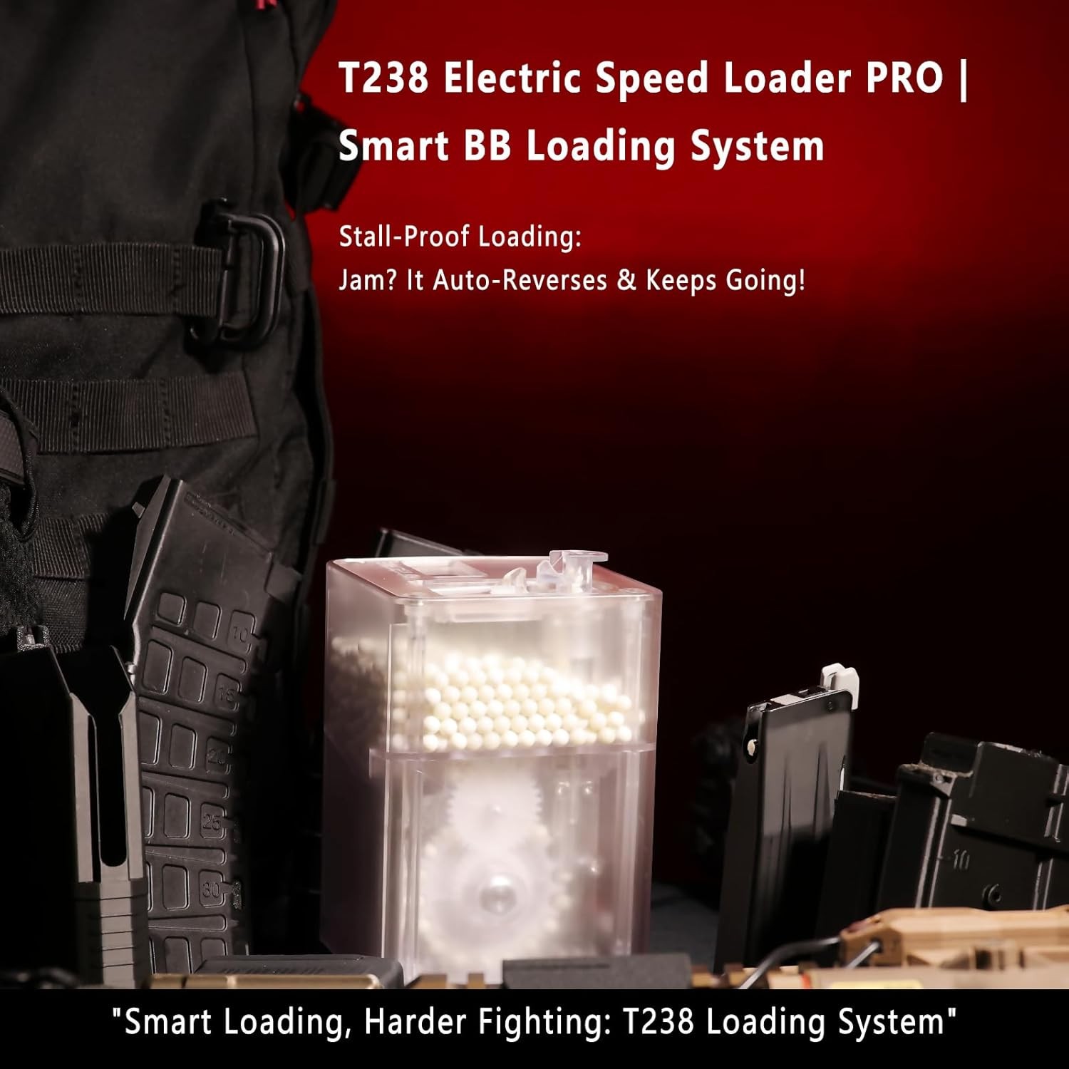 Smart Auto Loader PRO Edition – Airsoft Magazines Electric BB Speed Loader PRO