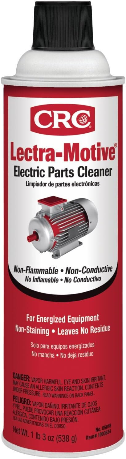 CRC 05018 Lectra-Motive Electric Parts Cleaner 19oz