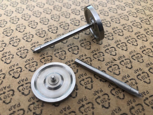 A-5000-4187  M2 Ø25 mm Silver Steel Disc, 3.1 mm width, without roller