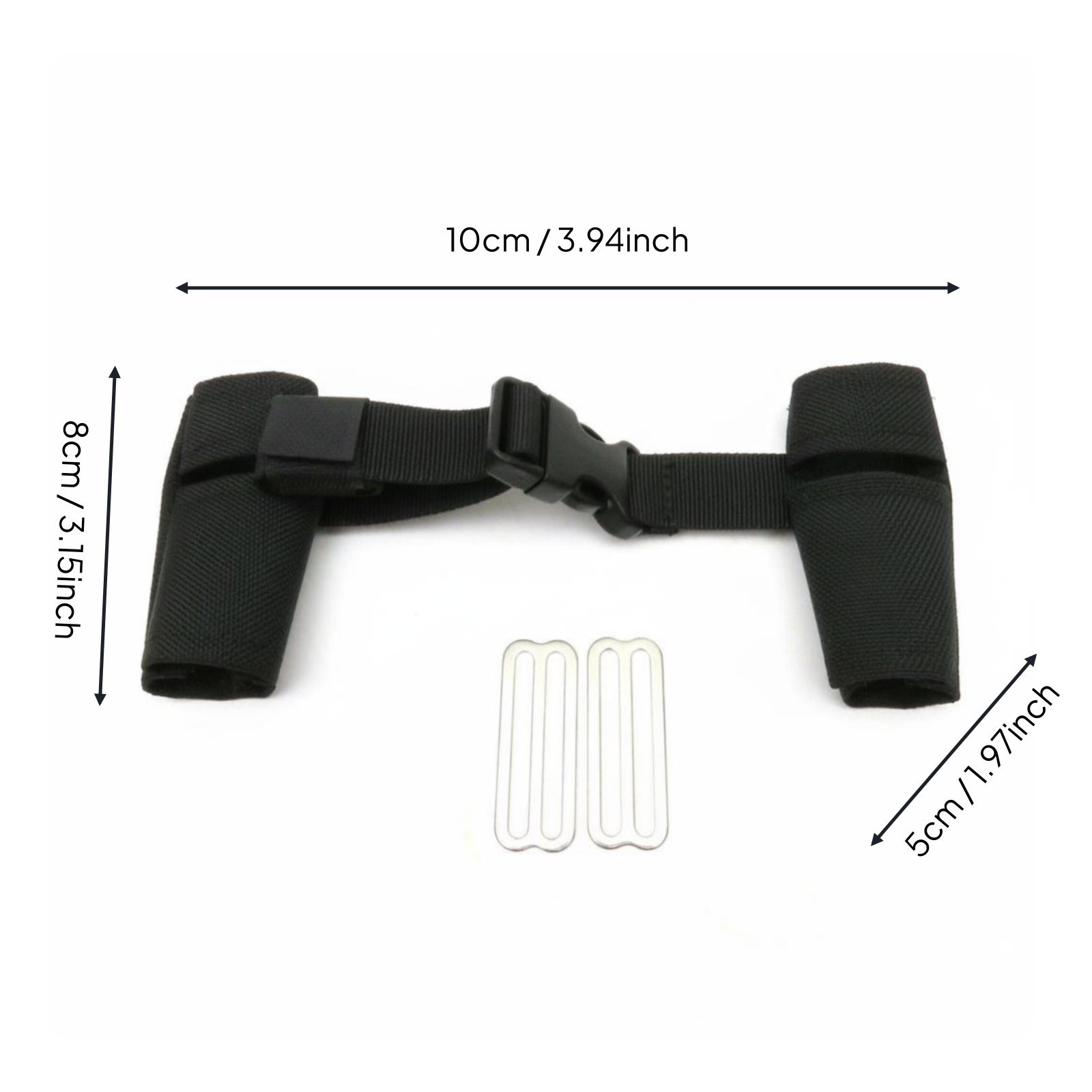 BCD Chest Buckle Stable Fit BCD Harness Screw Lightweight for Divers