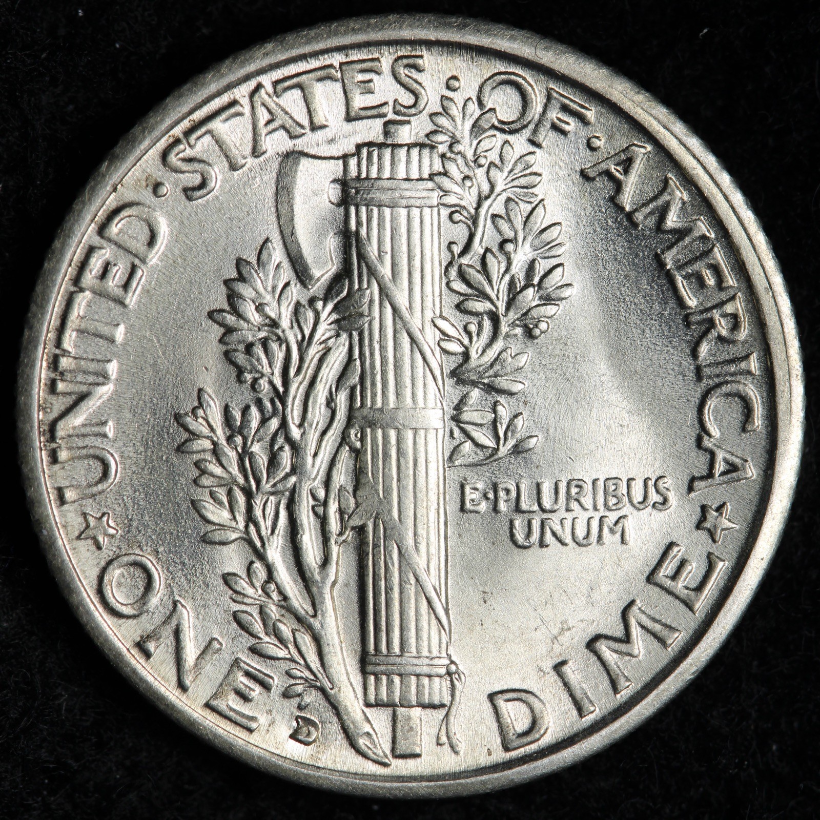 1934-D Mercury Silver Dime BU *UNCIRCULATED* MS E292 WRBM