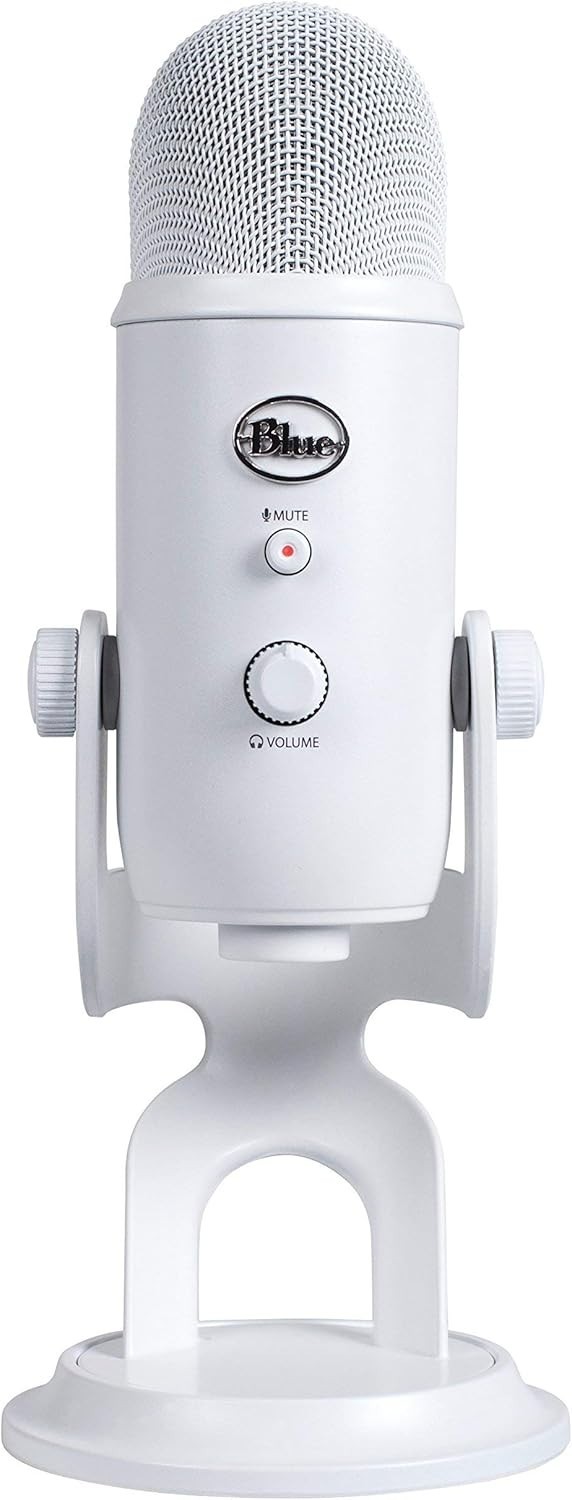 Logitech Creators Blue Yeti USB Microphone for Gaming, Streaming White DEFECT