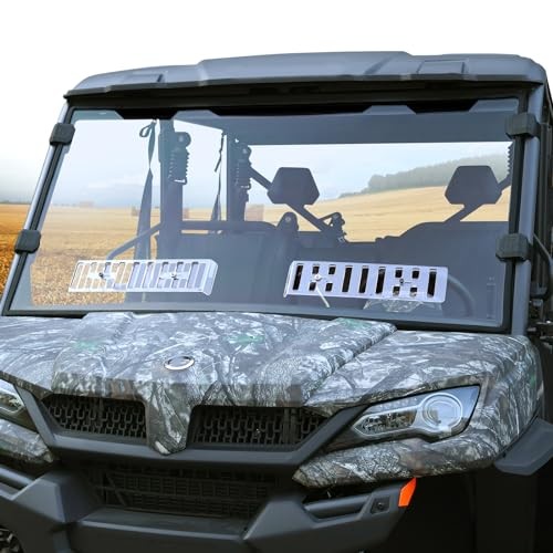 Sliding Vented Front Full Windshield Compatible with CFMOTO Vented Windshield