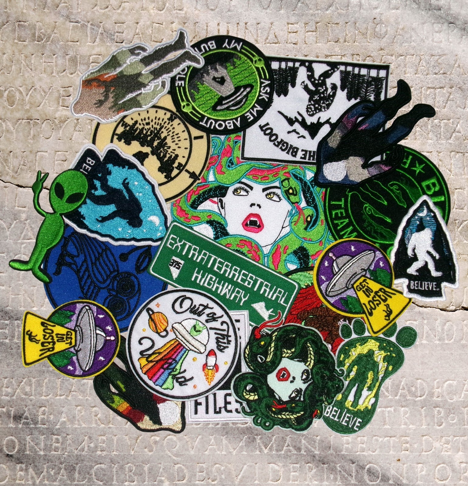 Katy Trail State Park Patch Iron-on Applique Nature Badge, Missouri, Train Track
