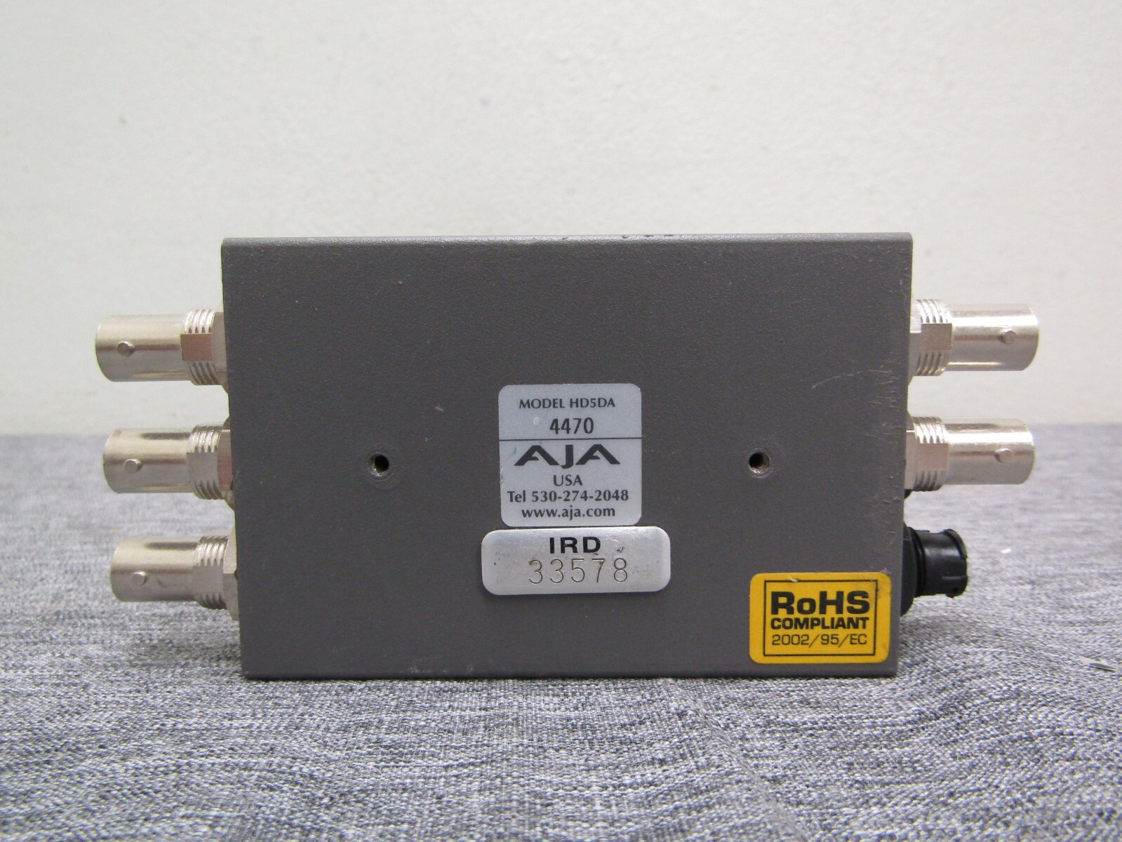 AJA HD5DA HD/SD Distribution Amp NO A/C ADAPTER
