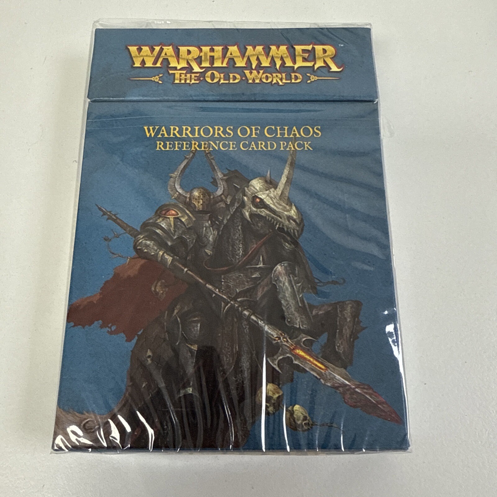 Games Workshop Warhammer The Old World Warriors of Chaos Reference Card Pack NIB