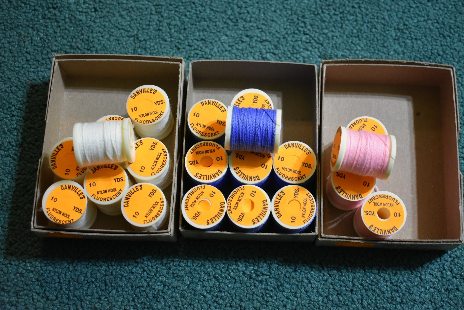 1 Spool, Danville's Nylon Wool, 10 yards,  Thread for Fly Tying