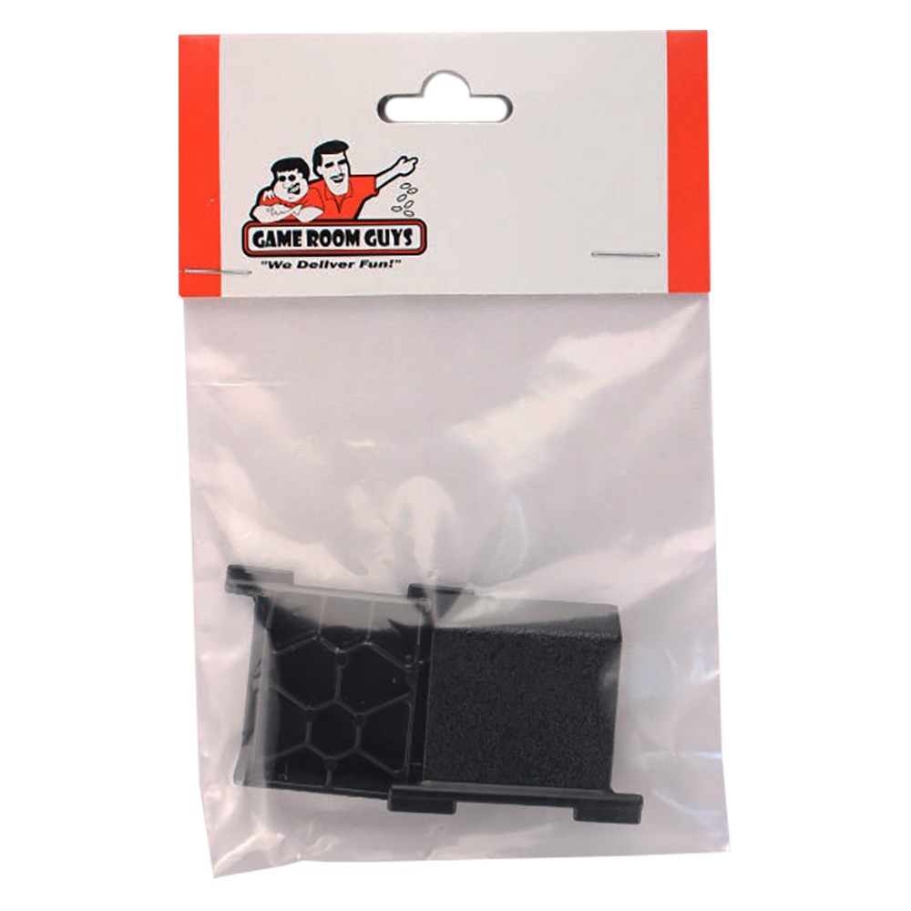 Arcade Game Coin Return Flap - Plastic - Black - Set of 2
