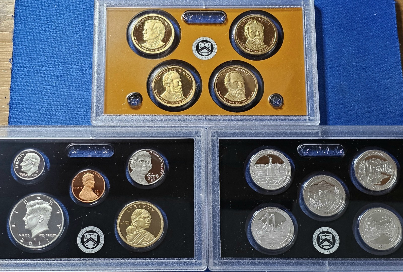 P 2011 United States Mint Silver Proof Set. OGP COA