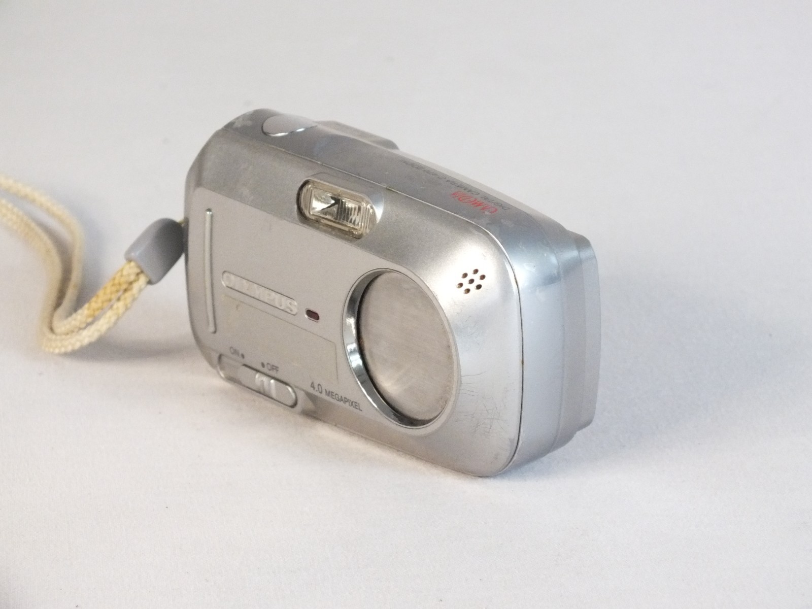 Olympus Camedia C-470 Zoom 4.0MP Silver Compact Digital Camera - Working