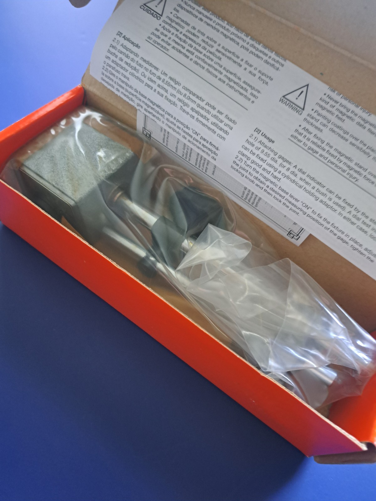 Mitutoyo 7010S Magnetic Base Stand. New In Box - Free Shipping