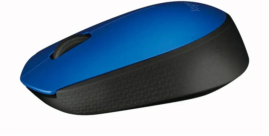 Logitech - M170 Wireless Compact Optical Ambidextrous Mouse - Blue (910-004800)