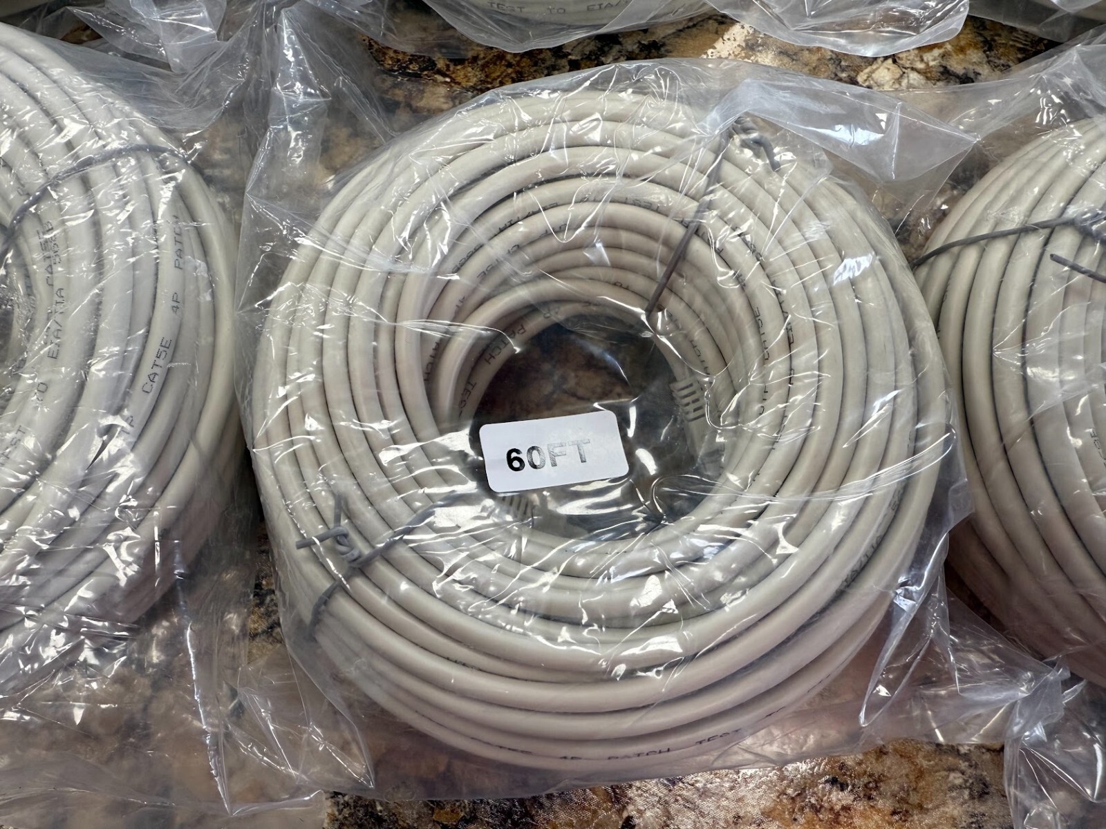 Cat 5e Ethernet Cable High Speed Patch Internet Cable 60ft GWCAT60 New