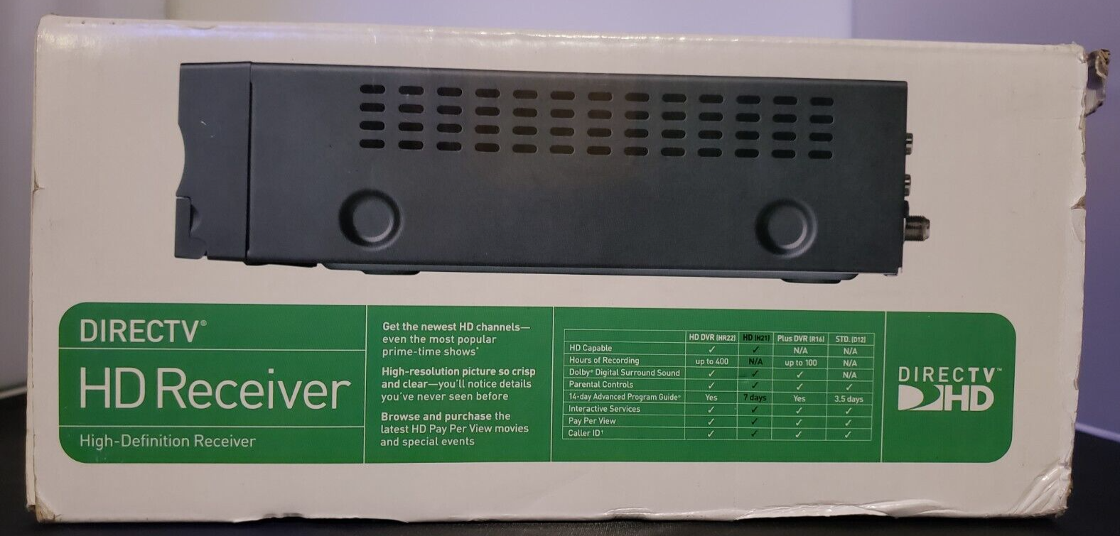 DIRECTV MPEG-4 HD (HD) Receiver REMOTE MISSING