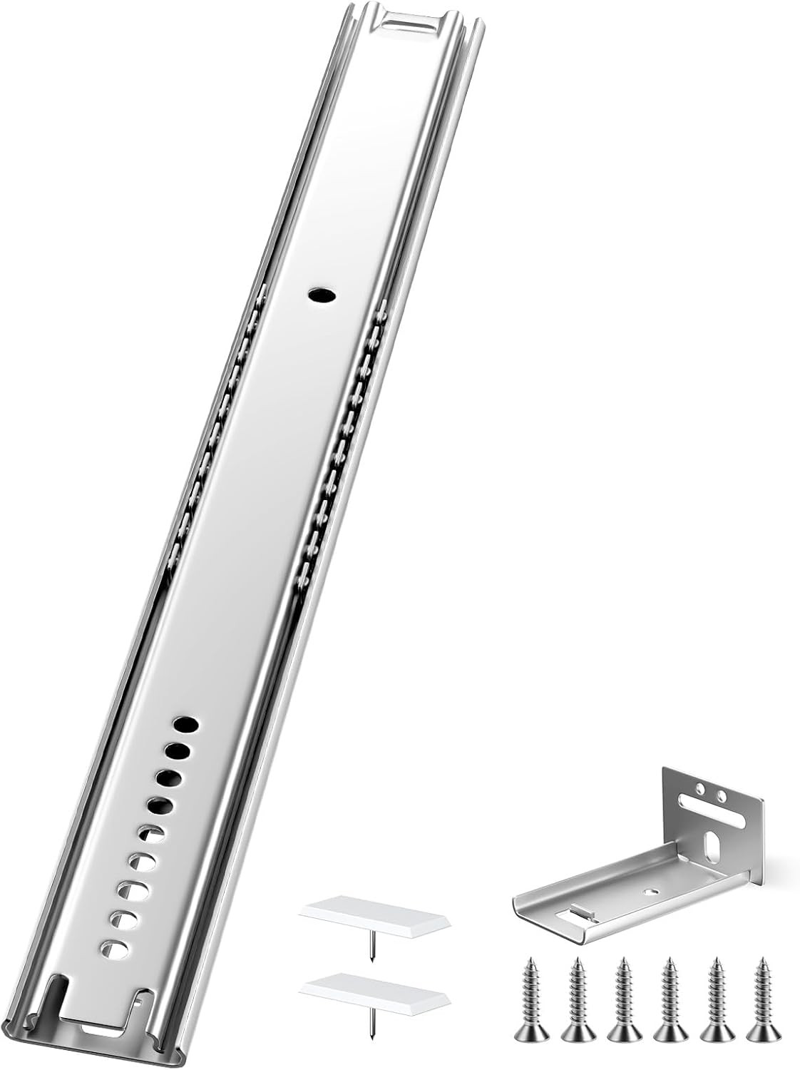 1 Pcs 14 Inch Center Mount Drawer Slide, Heavy Duty Bottom Mount Drawer Slide fo