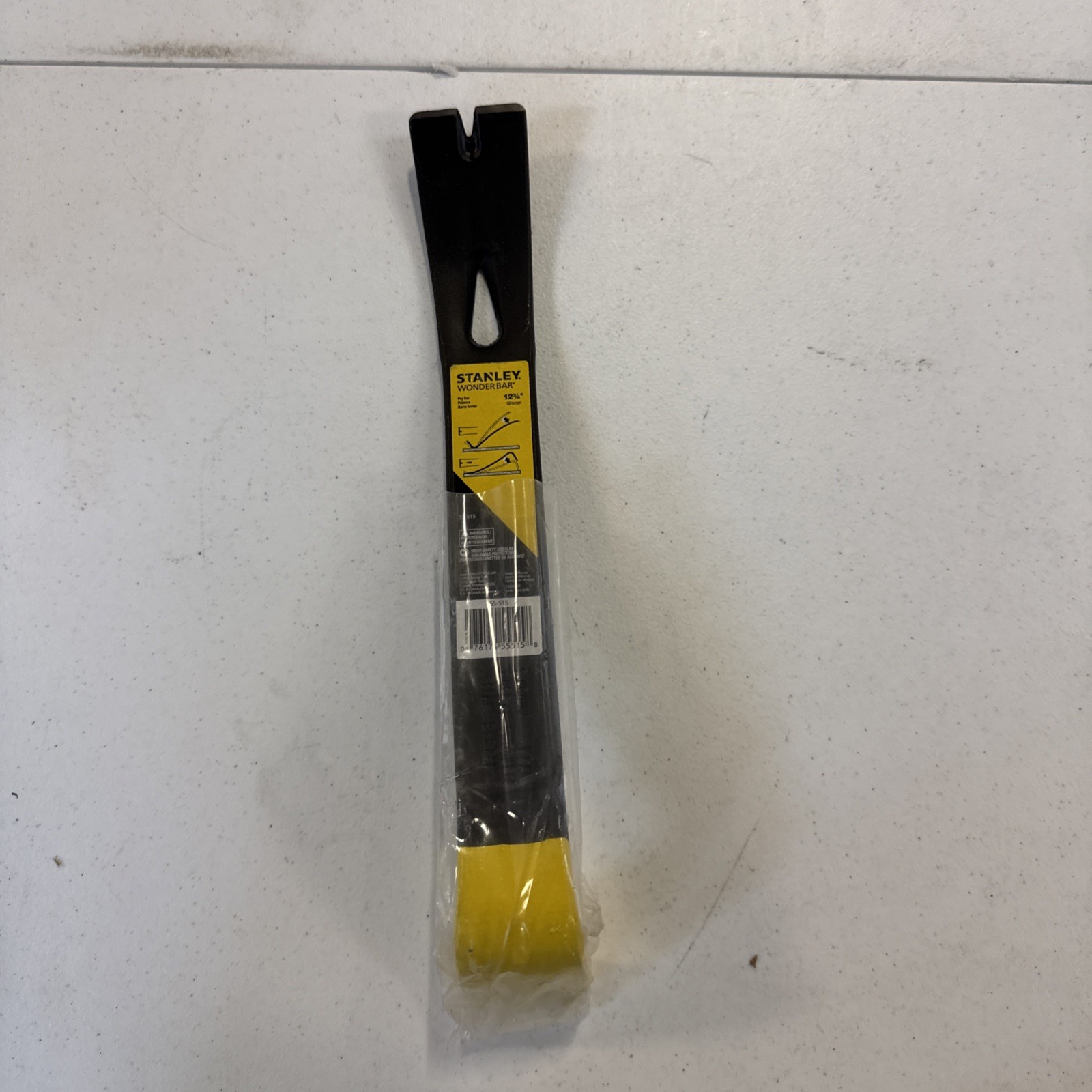 Stanley 55-515 12-3/4" Wonder Bar Forged Steel Pry Bar, Powder-Coated Finish