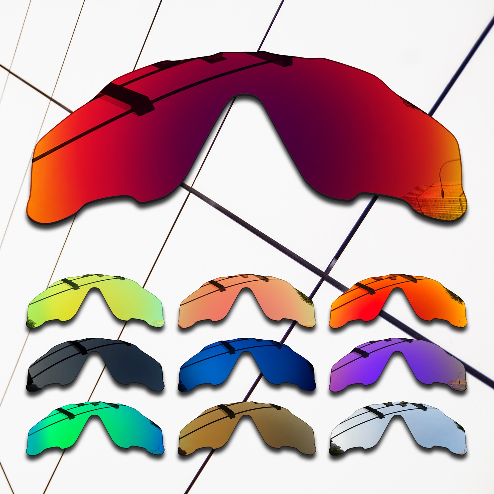 TRUE POLARIZED Replacement Lenses for-Oakley Jawbreaker Sunglasses Multi-Colors