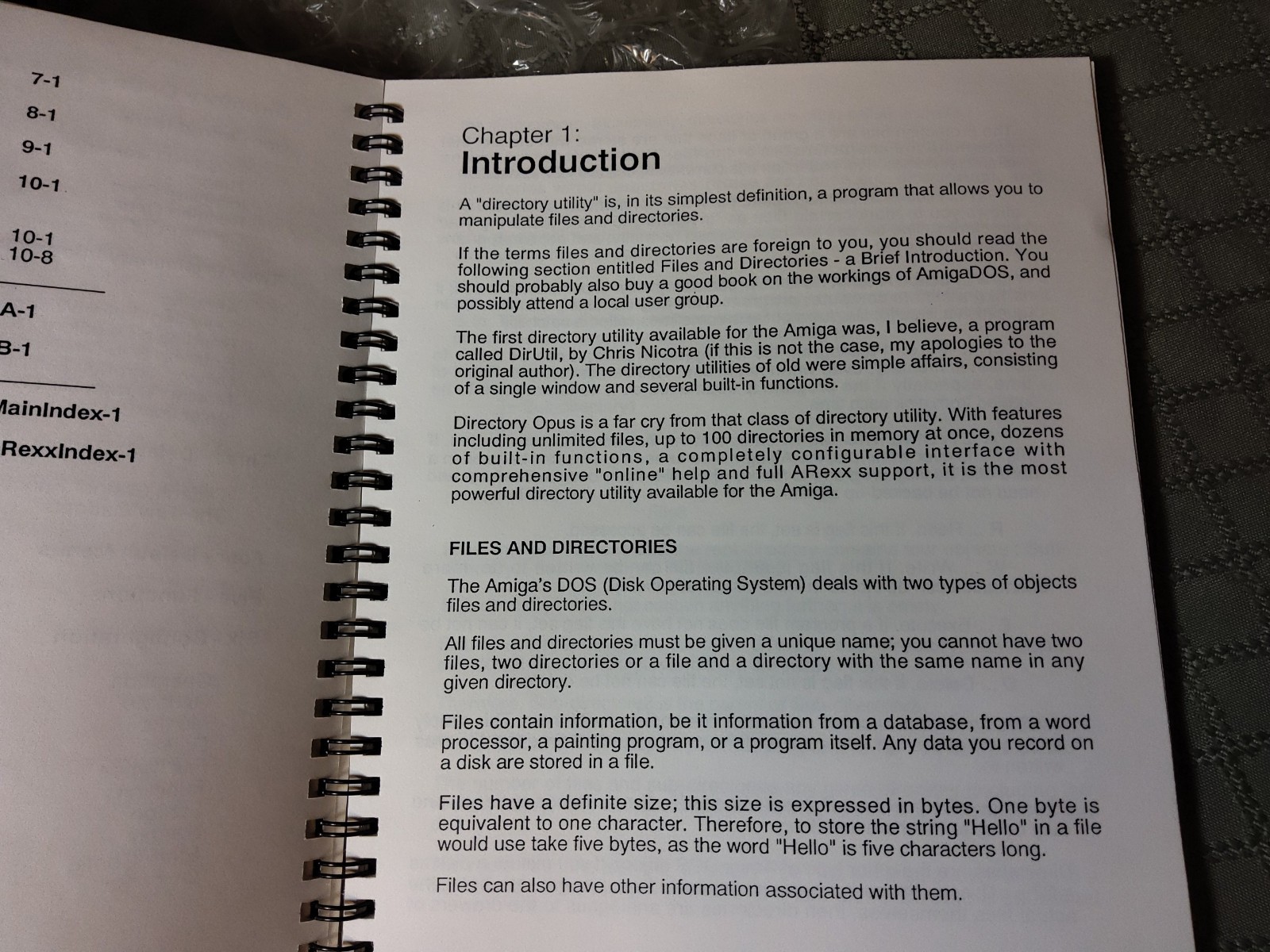 Vintage Opus Directory Commodore Amiga File Directory Software W/Diskette