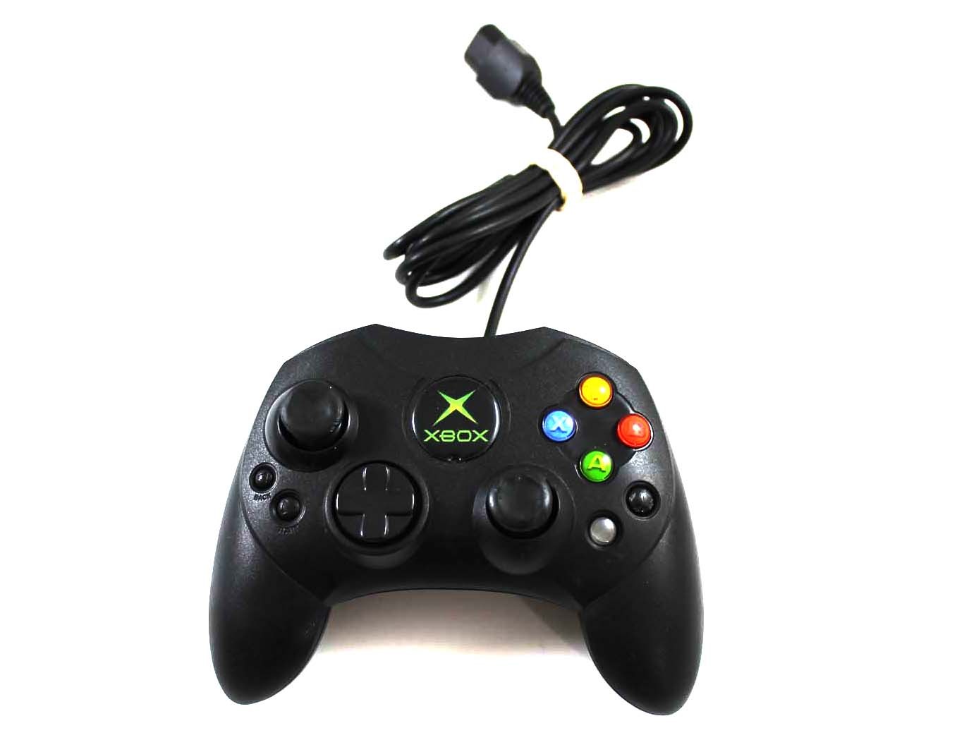 Used Original Microsoft Xbox Type S Black Controller